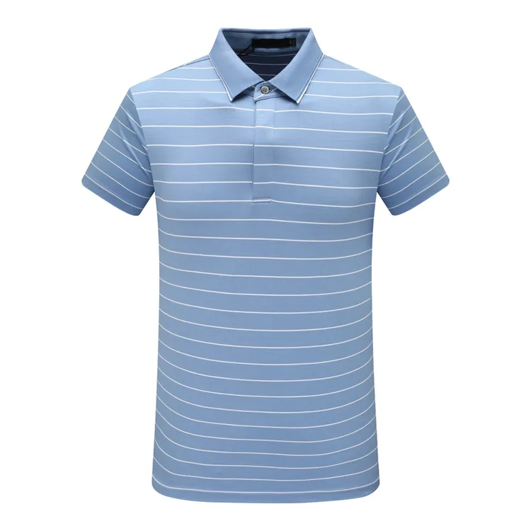 SF540.【奢品Silk&Wool】圣梵男式夏季短袖翻领高档商务休闲POLO衫