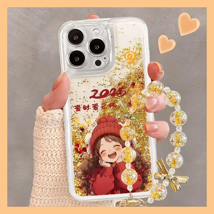 适用个性苹果16promax高级感女新款iPhone16pro新年2025中手机壳