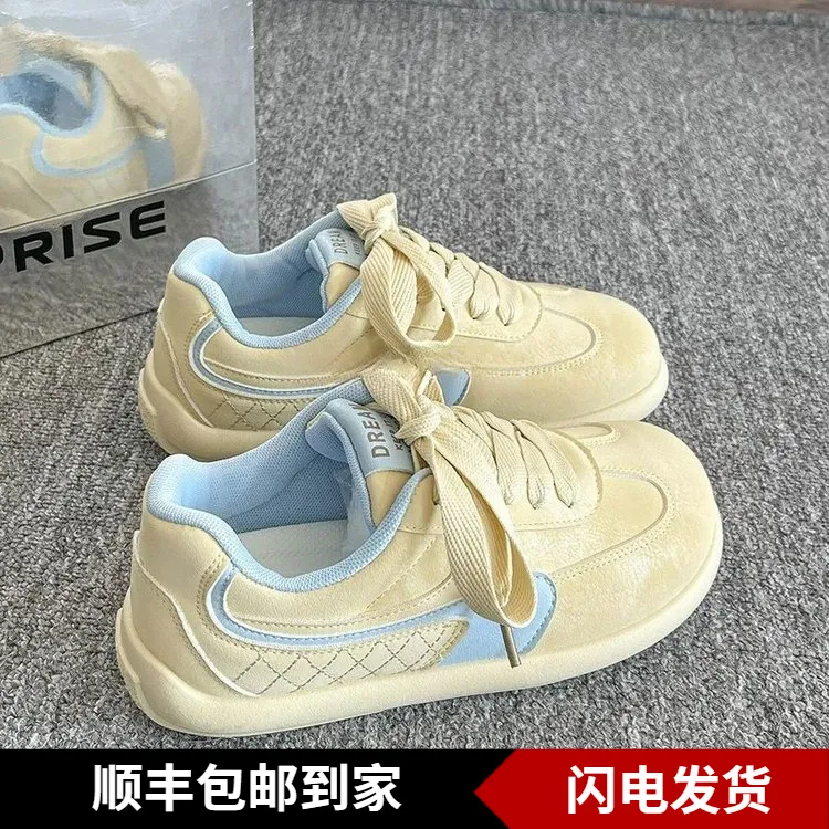 2025春季新款女鞋子女款学生鞋子软底时尚小女孩运动鞋芒果小白鞋