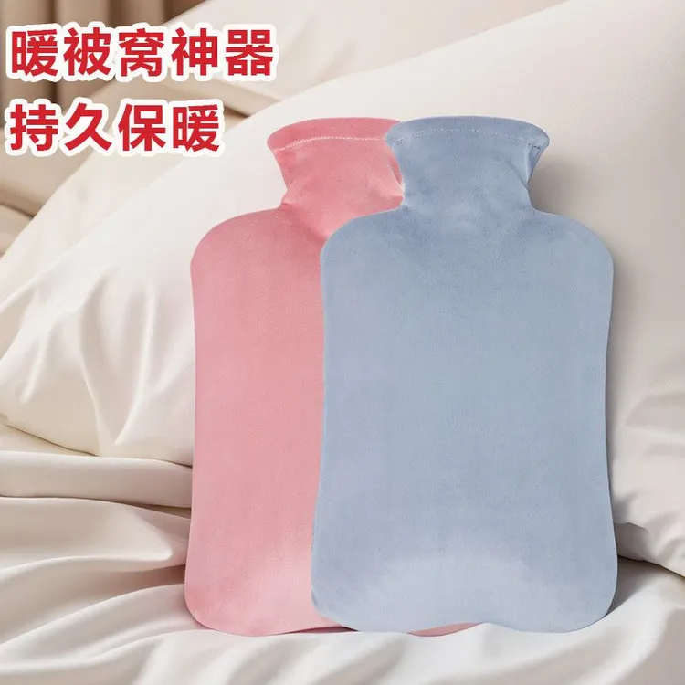 pvc注水式热水袋加厚防爆冬季床暖被窝专用热敷暖肚子暖脚暖水袋
