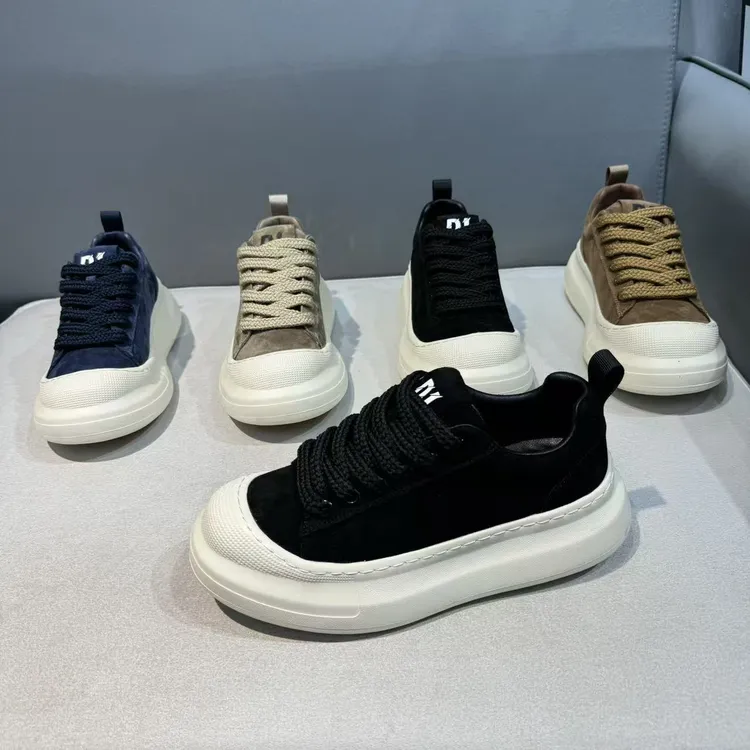 单棉同款广州迪火男士反毛皮D808-50休闲复古时尚休闲板鞋