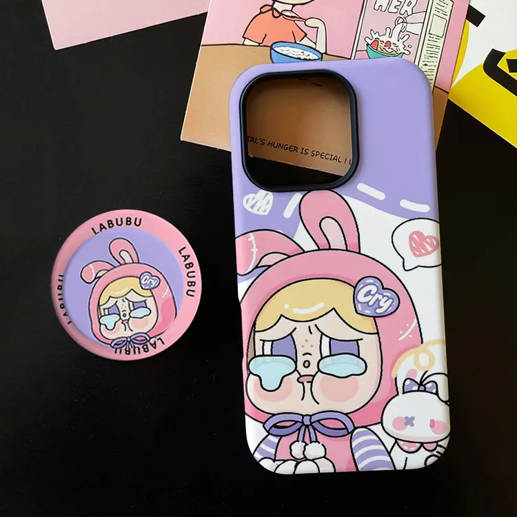 兔兔哭娃磁吸菲林二合一适用苹果17/16promax手机壳华为小米15
