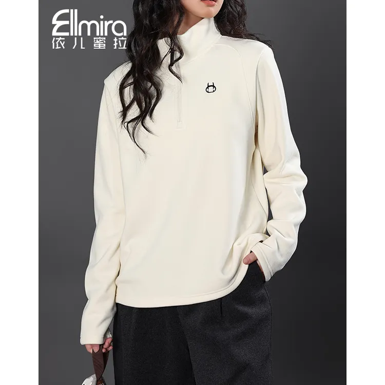 【二店】9670女童加绒打底衫立领半高领长袖秋冬内搭外穿儿童上衣