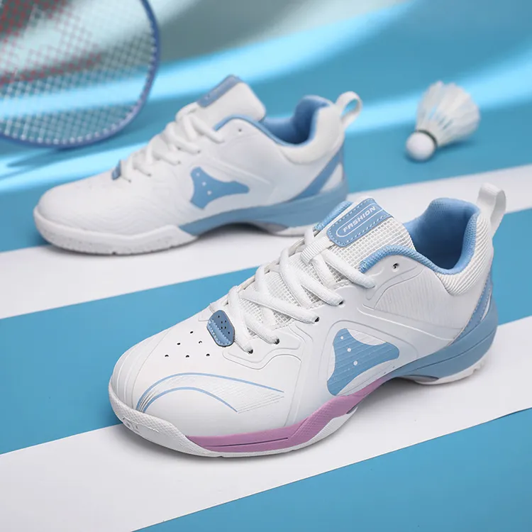 羽毛球鞋男女款夏季耐磨实战专用乒乓球鞋厚底休闲透气训练网球鞋