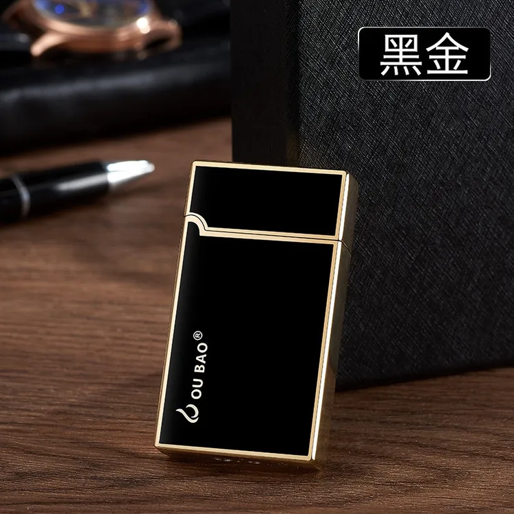 朗声双火清脆悦耳钢音红火焰防风转明火充气金属打火机送男友礼物
