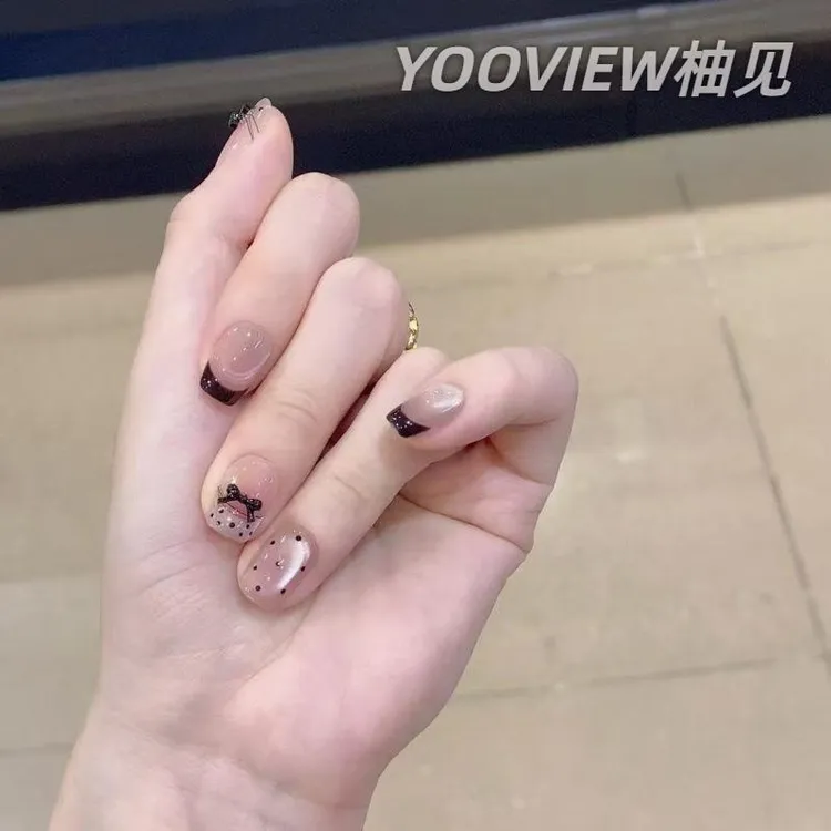 高级感穿戴甲【暗黑小萝莉】甜美风穿戴甲辣妹可拆卸美甲穿戴甲片