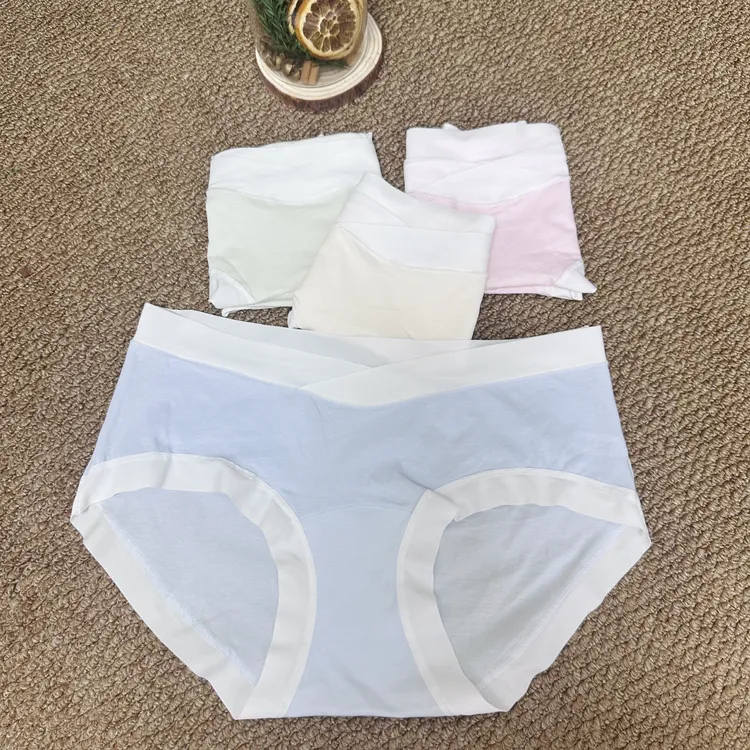 孕妇纯棉内裤新品中低腰抑菌透气怀孕四季款三角内裤不勒孕肚