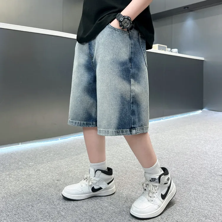 童装男童短裤夏装2025新款儿童薄款休闲牛仔男孩夏季裤子中大童潮