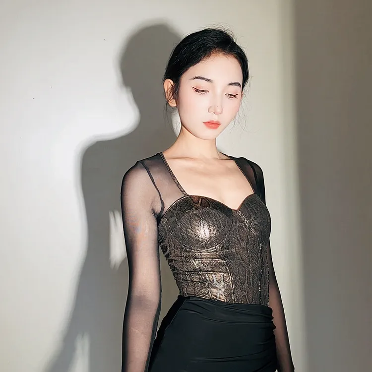 VVDance 拉丁舞服简约百搭上衣【秋装新品】