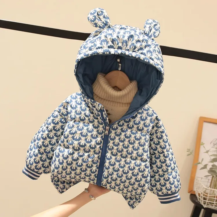 男童棉服外套儿童冬季棉衣2025新款面包服小童加厚冬装宝宝棉袄