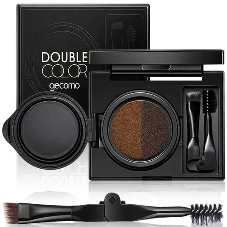 双色晕染气垫染眉学生防汗眉粉女生必备化妆品防水不掉色持久雾感