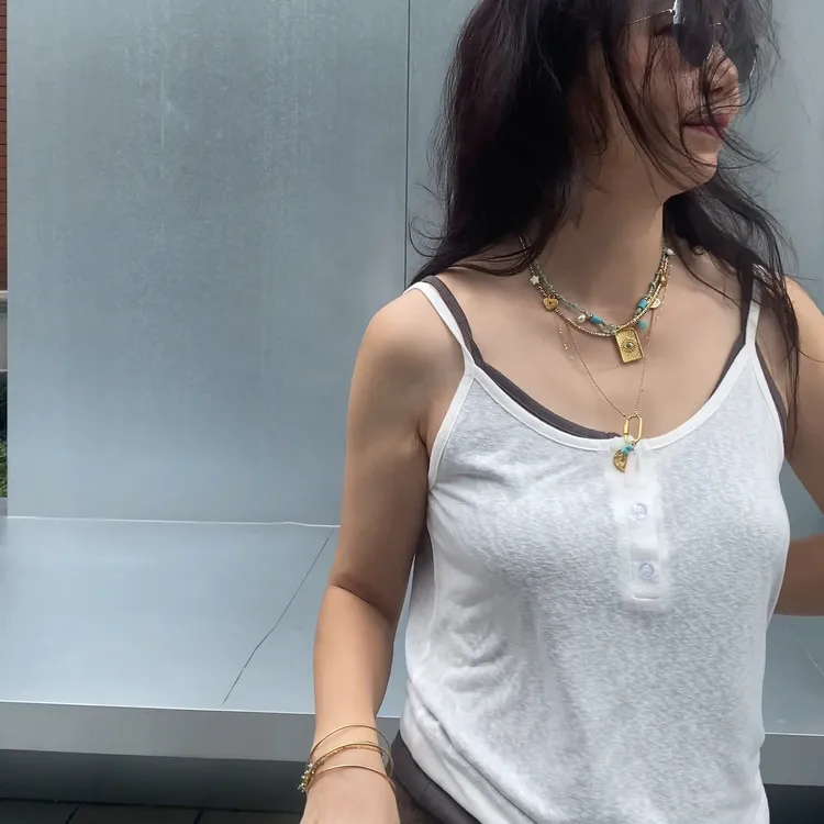 吊带细肩带显瘦背心女