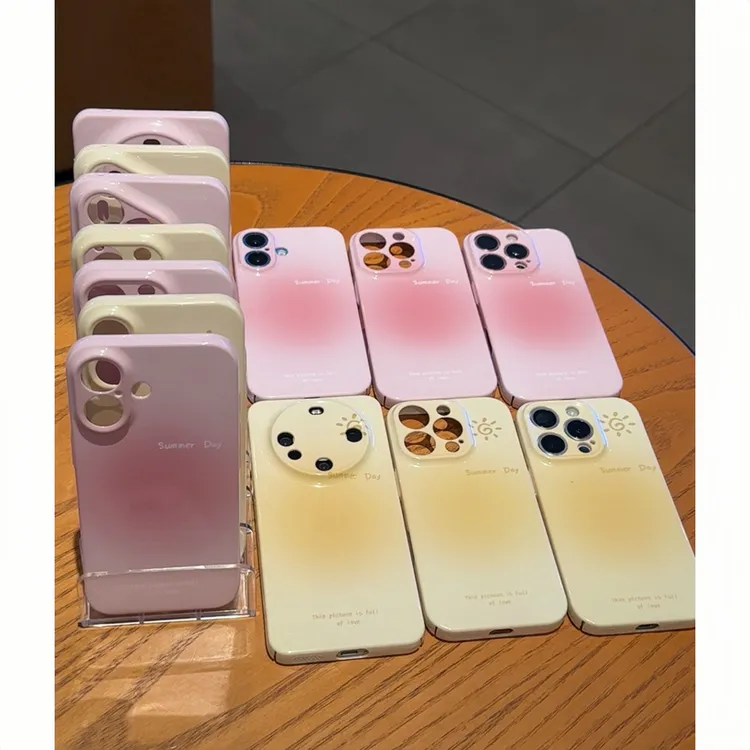 欧克里里晕染渐变适用苹果17/16promax手机壳华为oppo小米15vivo