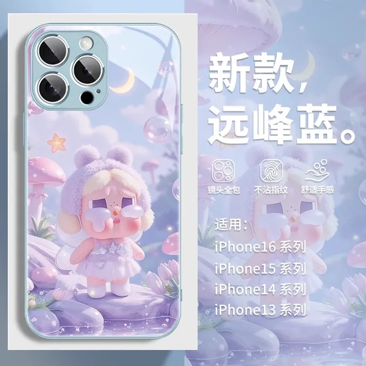 适用苹果16/华为pura80/小米15/vivo/oppo哭娃crybaby网红手机壳
