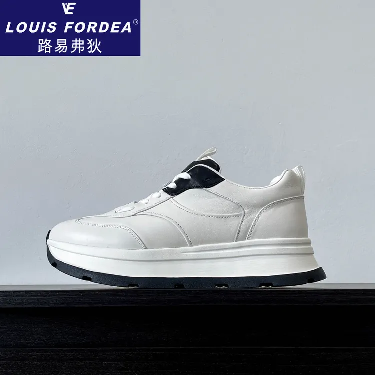 Louis Fordea/路易弗狄小众厚底男鞋复古复古男款夏季厚底德训