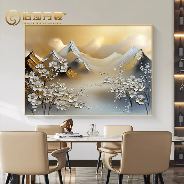 BERTHA DENTON/伯莎丹顿轻奢电表箱装饰画配电箱壁画山水挂画
