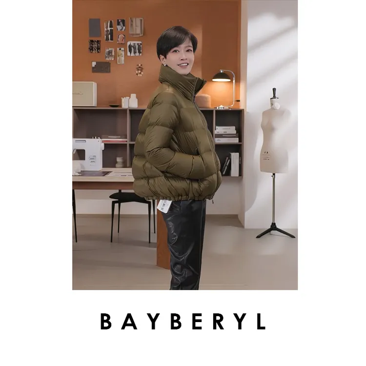 FF-BAYBERYL老贝小火炉*经典立领保暖轻软百搭羽绒服YRF2J0522