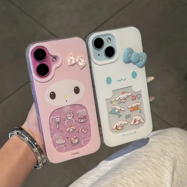 BANCA蝴蝶结美乐蒂适用iphone16手机壳苹果15华为P70vivo小米oppo