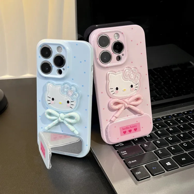 雅天立ins风星星kitty适用iPhone16苹果手机壳华为P70vivoppo小米
