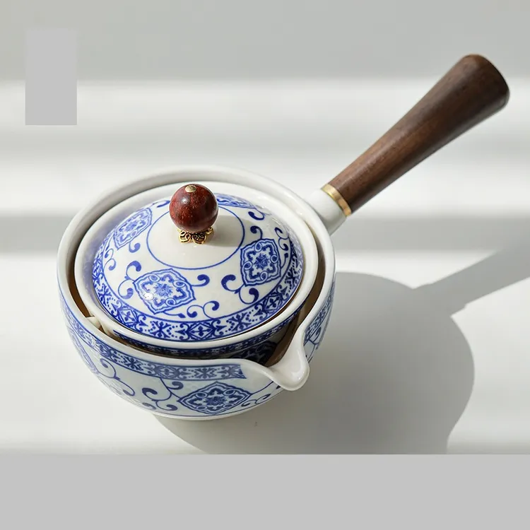 逍遥泡茶壶三百六十度旋转不会掉不烫手懒人茶壶可拆卸茶壶一体式