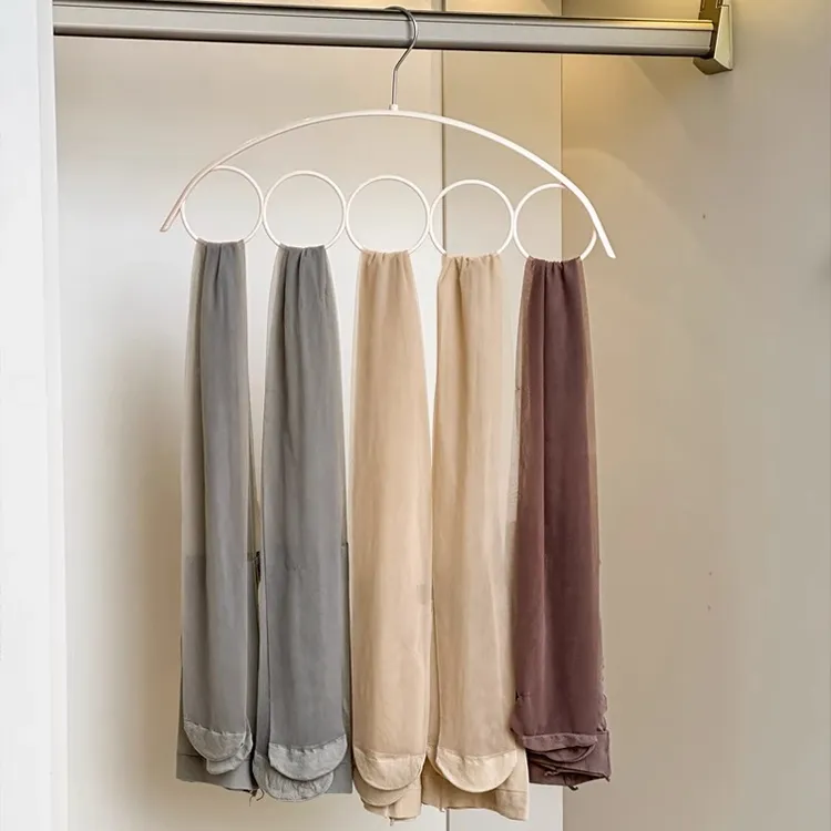 丝袜收纳衣架分格省空间领带丝巾围巾悬挂整理架衣柜挂打底裤神器