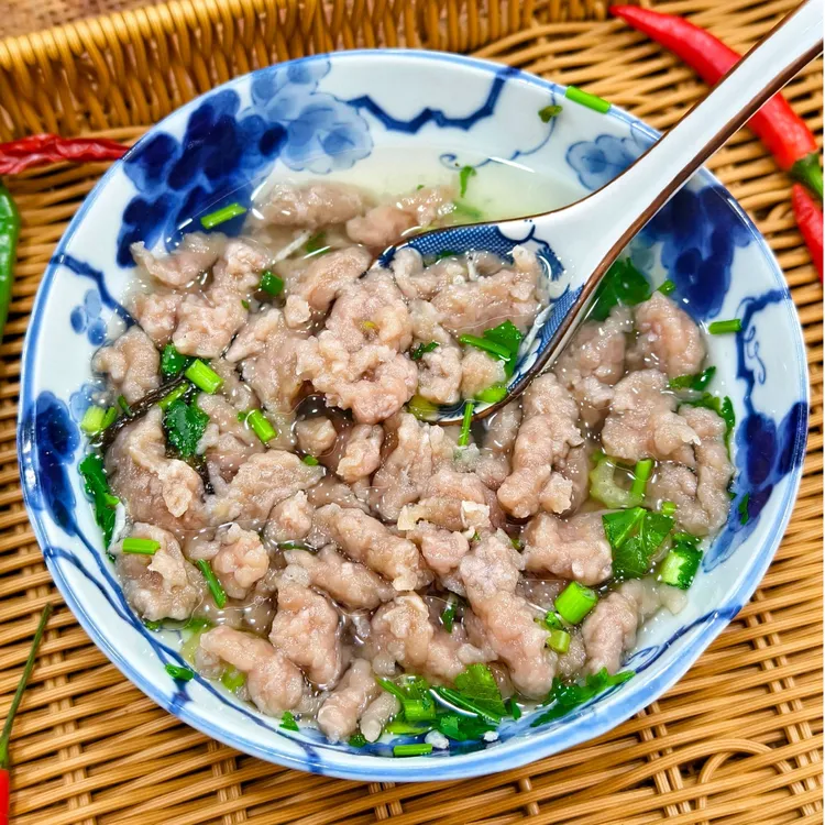 温州发记手打牛肉羹鲜嫩牛滑 鲜肉制作 火锅丸子露营速食