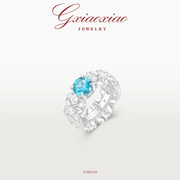 G XIAOXIAO 镀K金 法式气质高级精致百搭小众戒指 F16D129