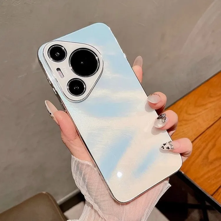 幻彩玻璃适用华为Pura70手机壳华为Pura70保护壳全包自带镜头膜