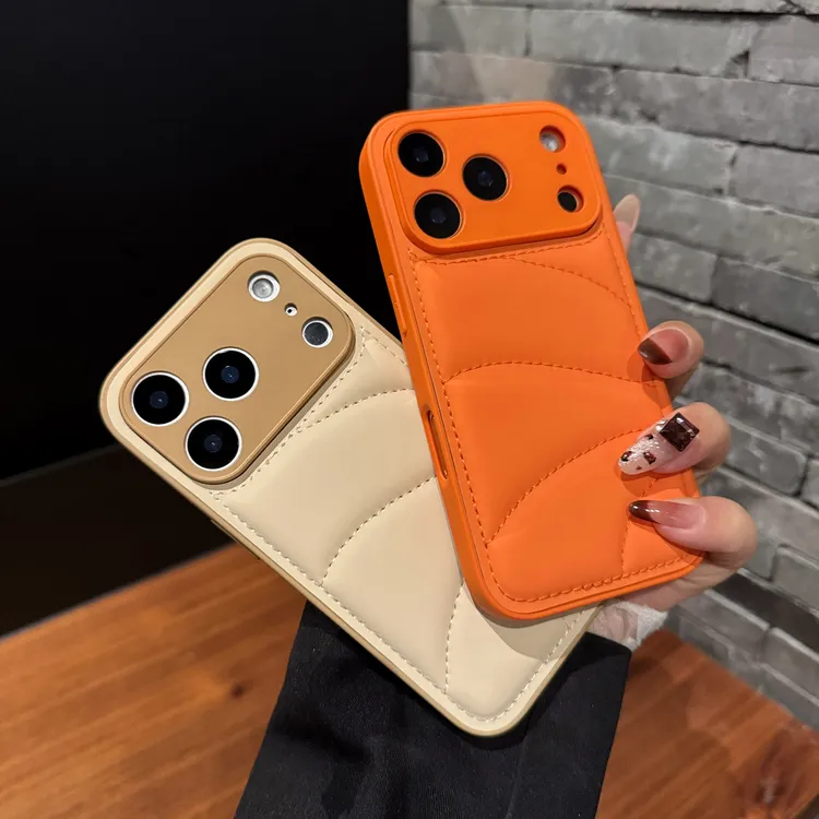 秋冬潮牌创意羽绒服适用iphone17promax苹果15手机壳16pro14p