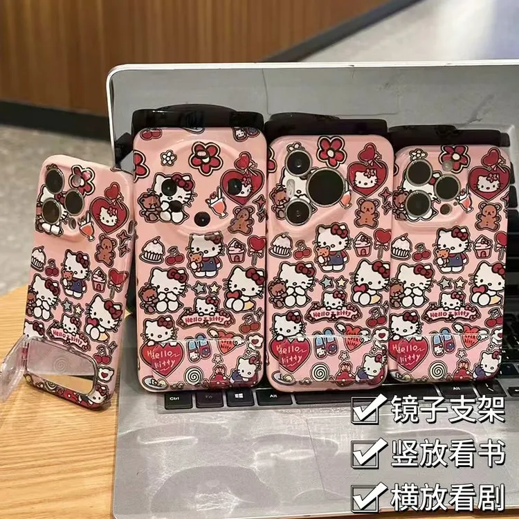 奥菲顿小熊玩偶kt支架适用苹果17菲林16手机壳华为vivo小米15oppo