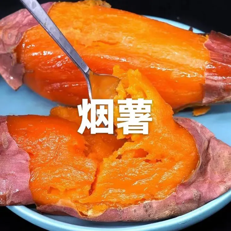 山东莱阳爆甜沙地烟薯25新鲜现挖软糯香甜无筋无丝