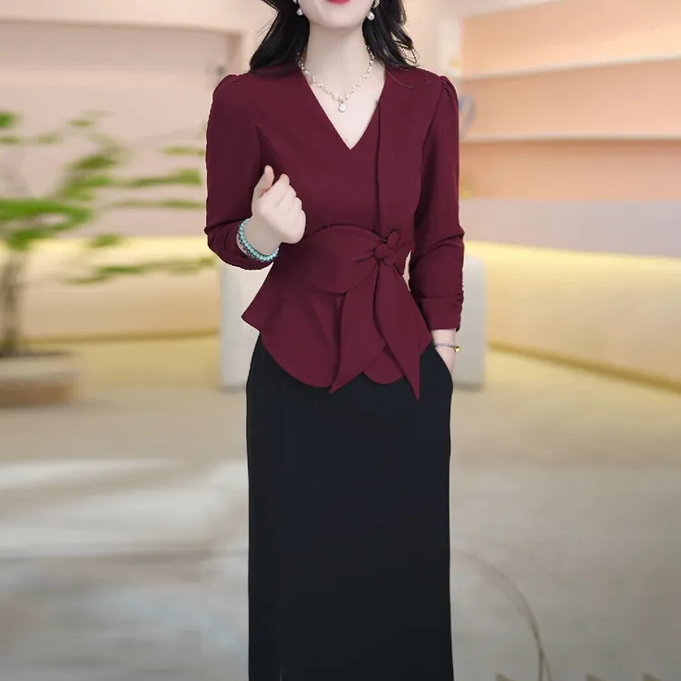 连衣裙2025新款女春秋十月一轻奢高级感长袖喜婆婆婚宴装妈妈礼服