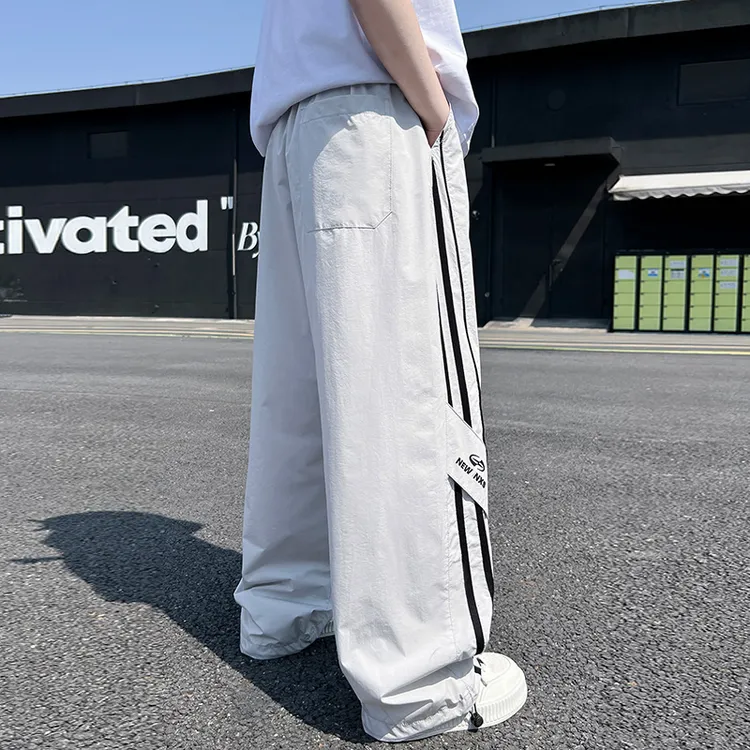 儿童夏装2025新款大男童装直筒裤子冰丝防蚊裤夏季薄款运动速干裤