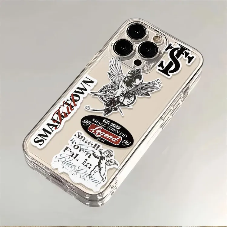 STK天使翅膀适用iphone17苹果16手机壳小米OPPO华为VIVO荣耀一加