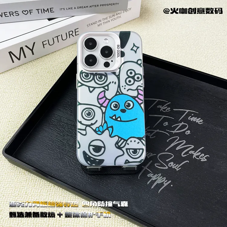 小怪兽-创意男款防摔散热适用苹果华为VIVO小米OPPO手机壳CYB 