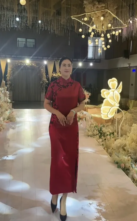 25年新款喜婆婆喜妈妈婚宴旗袍可日常穿搭