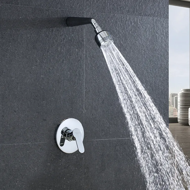 浴室花洒喷头全铜顶喷暗装水龙头酒店卫浴澡堂嵌入式吊莲蓬头套装