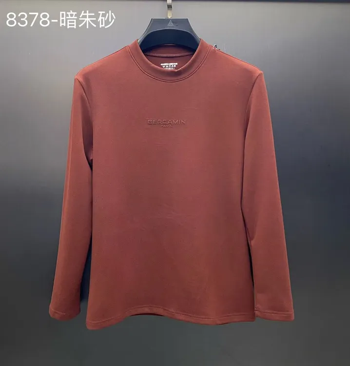 男士保暖打底衣4-8378冬季保暖舒适德绒打底衣百搭T恤上衣