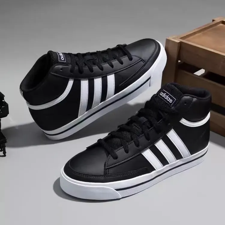（直播断码专属）Adidas阿迪达斯男时尚防滑中帮百搭休闲板鞋GW8370