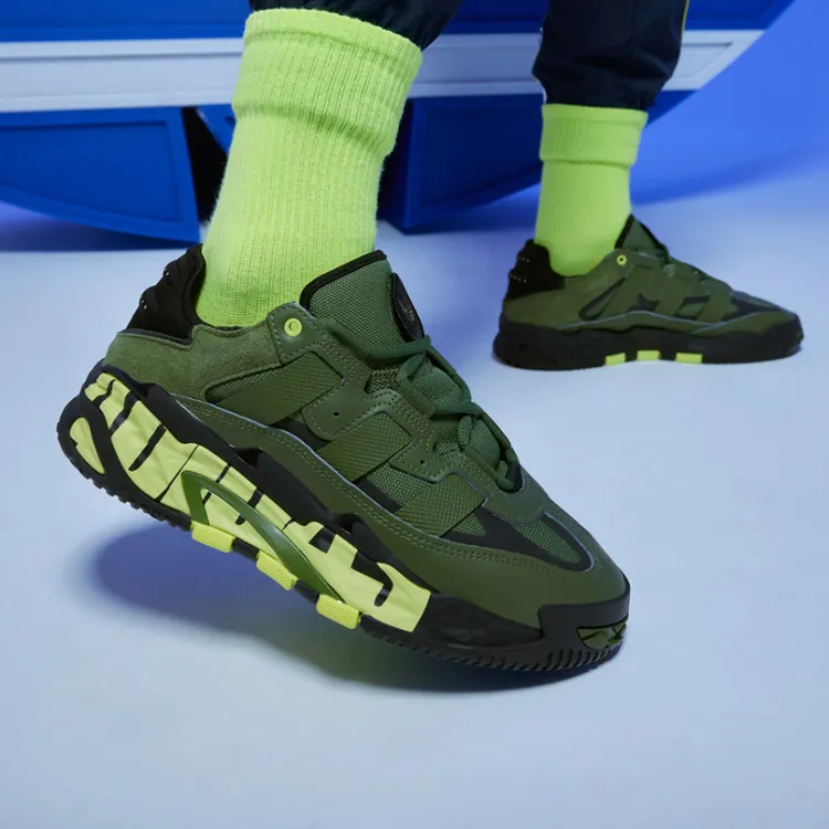 Adidas 三叶草 NITEBALL 男款时尚百搭防滑耐磨运动休闲鞋 FX7645