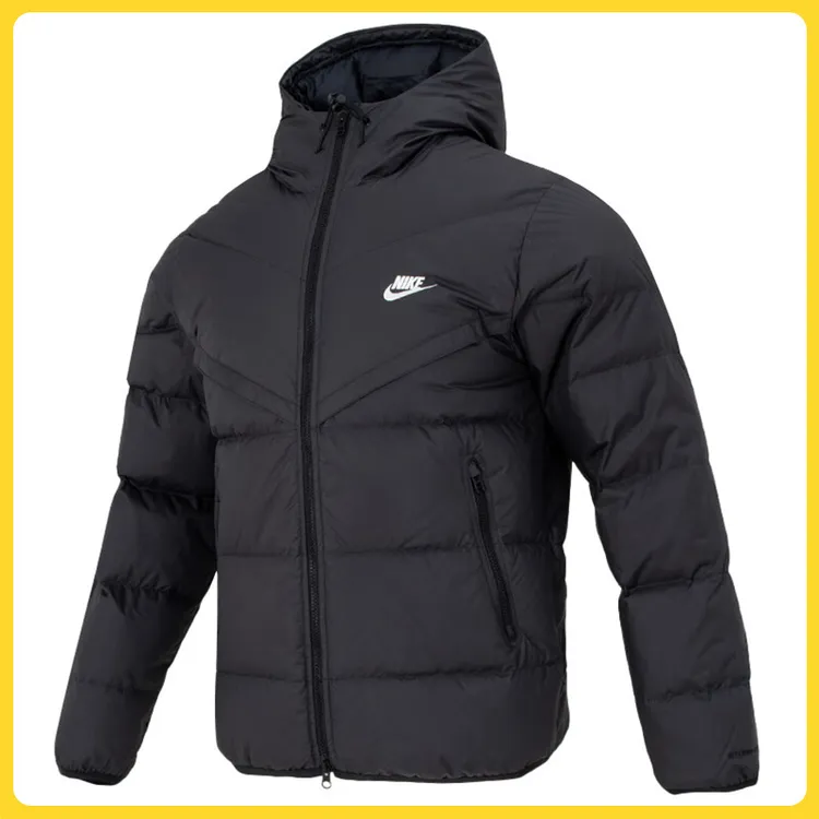 nike耐克男款时尚好羽绒服SF WR 650-D FLD HD JKT保暖FB8178-010