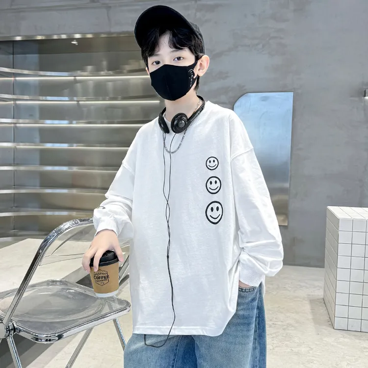 男童卫衣春秋季儿童打底衫T恤12-15岁中大童长袖上衣春款洋气时尚