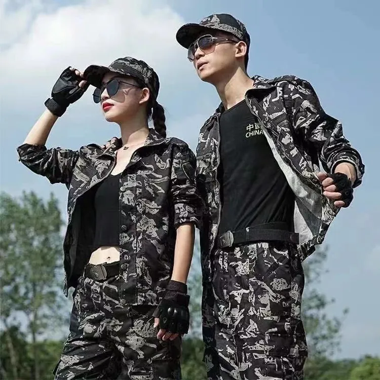 户外男工作服套装加厚耐磨作训服车间工地公司培训服装