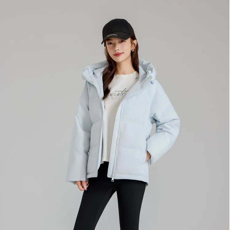 2025新款冬季百搭简约短款羽绒服外套男女同款