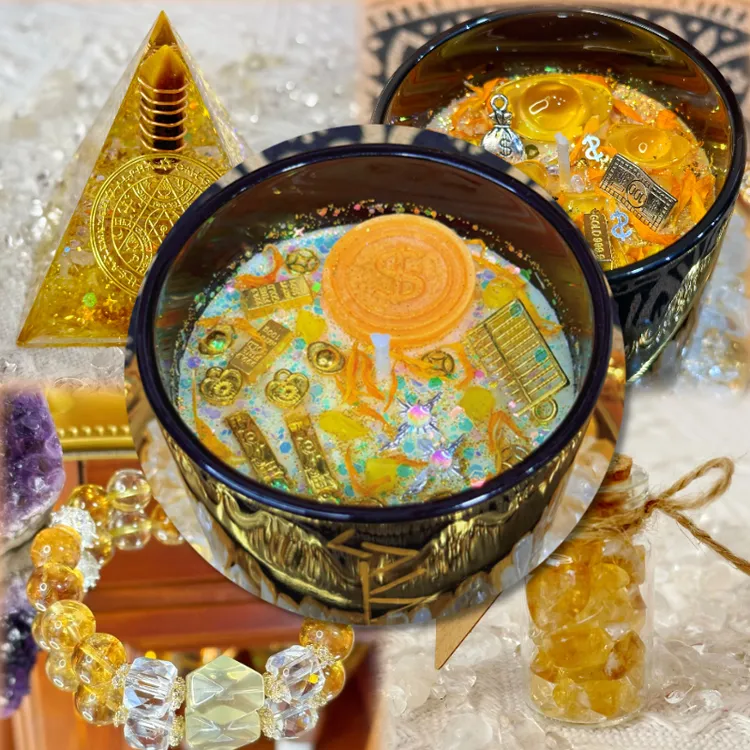 星辰能量STAR 金钱风暴礼包【一步到位】许愿显化冥想香薰蜡烛