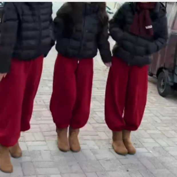 2025冬季新款潮流韩版爆款网红棉服外套裤子I00Q