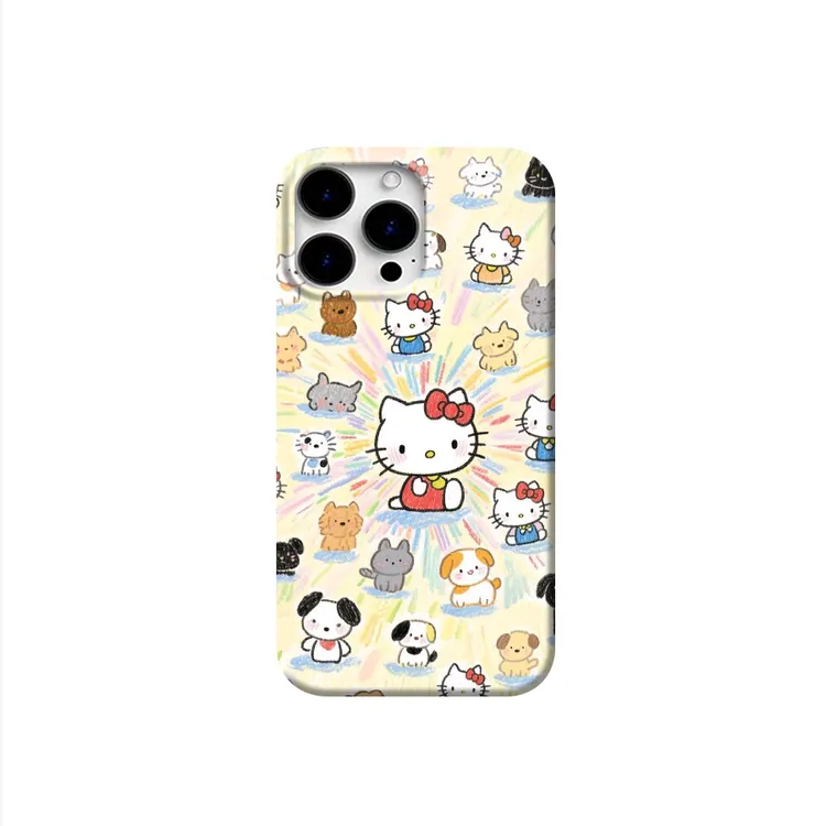 猫狗派对手机壳适用苹果安卓手机壳16pro荣耀/oppo/华为/vivo趣味
