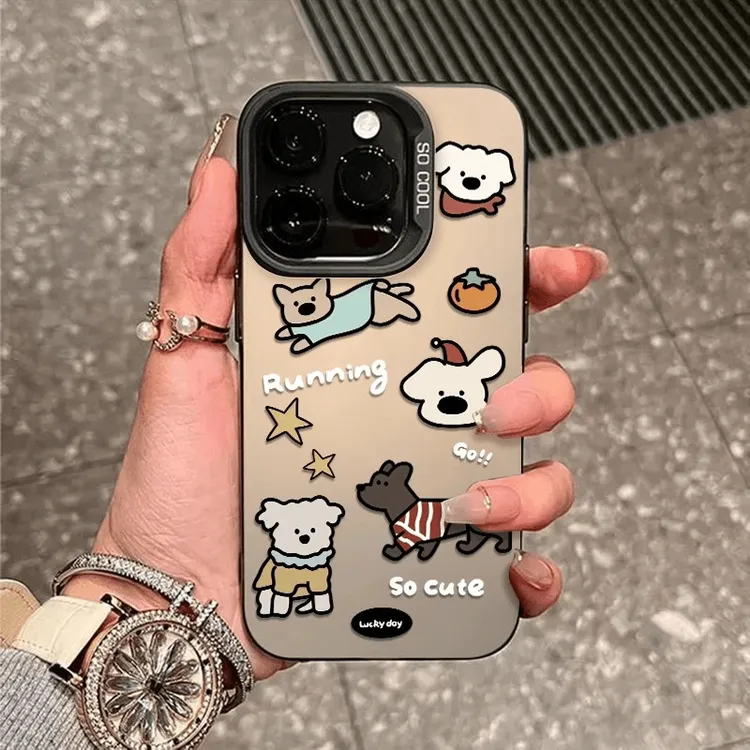 穿衣狗适用iphone17promax手机壳15苹果16pro防摔14卡通13新款12P