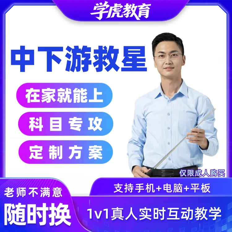 网上全科一对一辅导学习效率提升规划资深老师线上多门答疑指导
