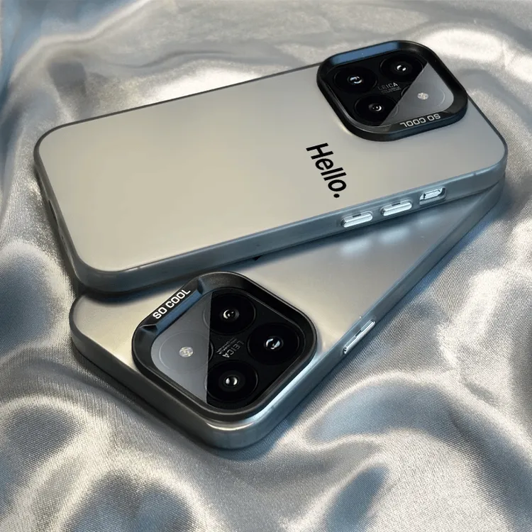 Hello适用小米14Pro/13/12苹果16pro手机壳红米K70 60 50简约note